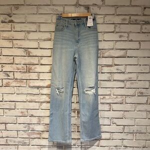 Hollister ultra high rise dad Jean size 25 NWT